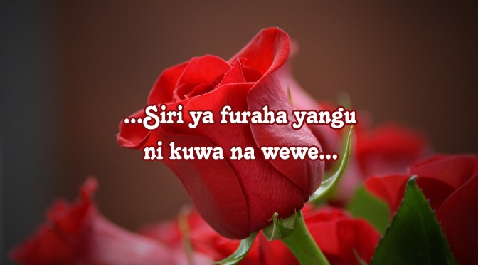 Sms za kumwambia mpenzi wako kuwa unampenda